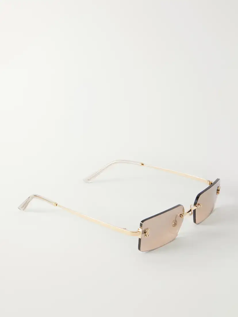 Cartier Eyewear Motifs De Cartier Square-frame Gold-tone Sunglasses | Thumbnail 3 Cartier Eyewear Motifs De Cartier Square-frame Gold-tone Sunglasses | Thumbnail 3