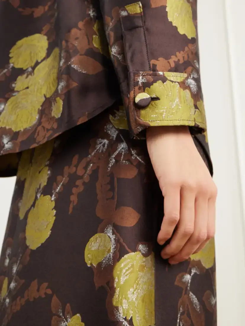 La DoubleJ Better Than Your Boyfriend's Floral-jacquard Twill Jacket | Thumbnail 6 La DoubleJ Better Than Your Boyfriend's Floral-jacquard Twill Jacket | Thumbnail 6