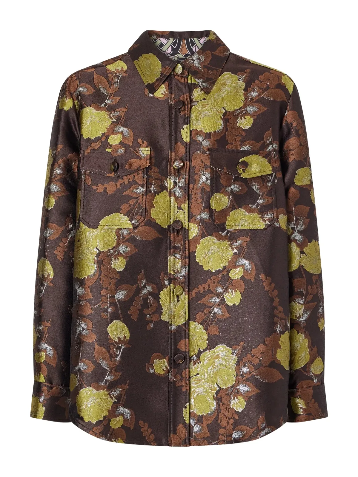 Better Than Your Boyfriend's Floral-jacquard Twill Jacket