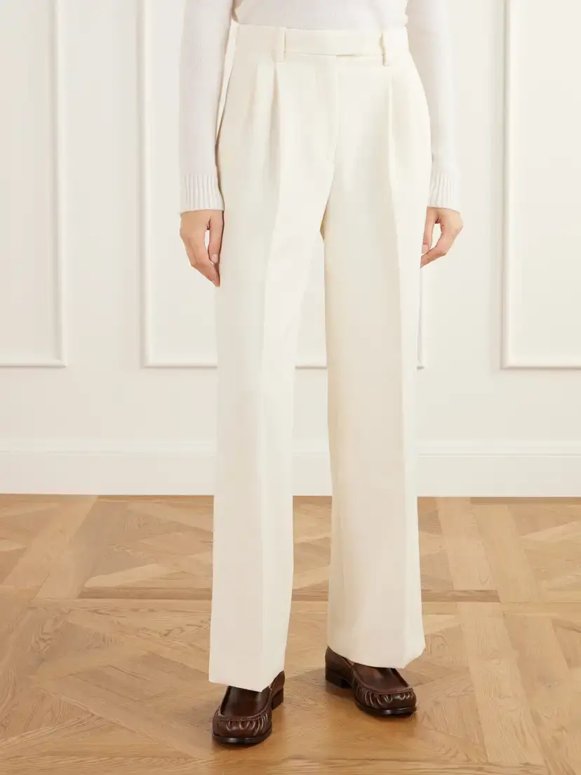 Almada Pleated Twill Straight-leg Pants | Thumbnail 3 Almada Pleated Twill Straight-leg Pants | Thumbnail 3