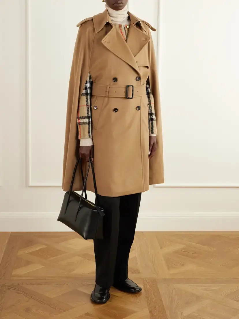 Burberry Belmont Belted Cashmere Cape | Thumbnail 2