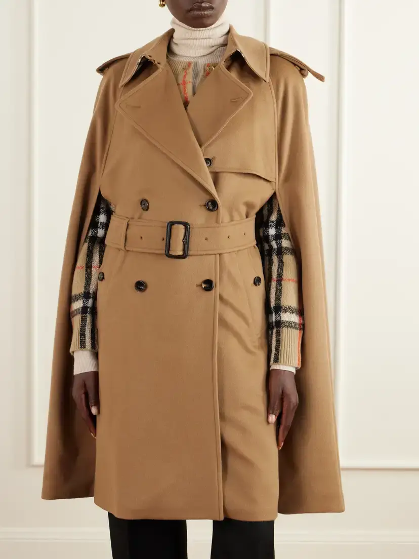 Burberry Belmont Belted Cashmere Cape | Thumbnail 3