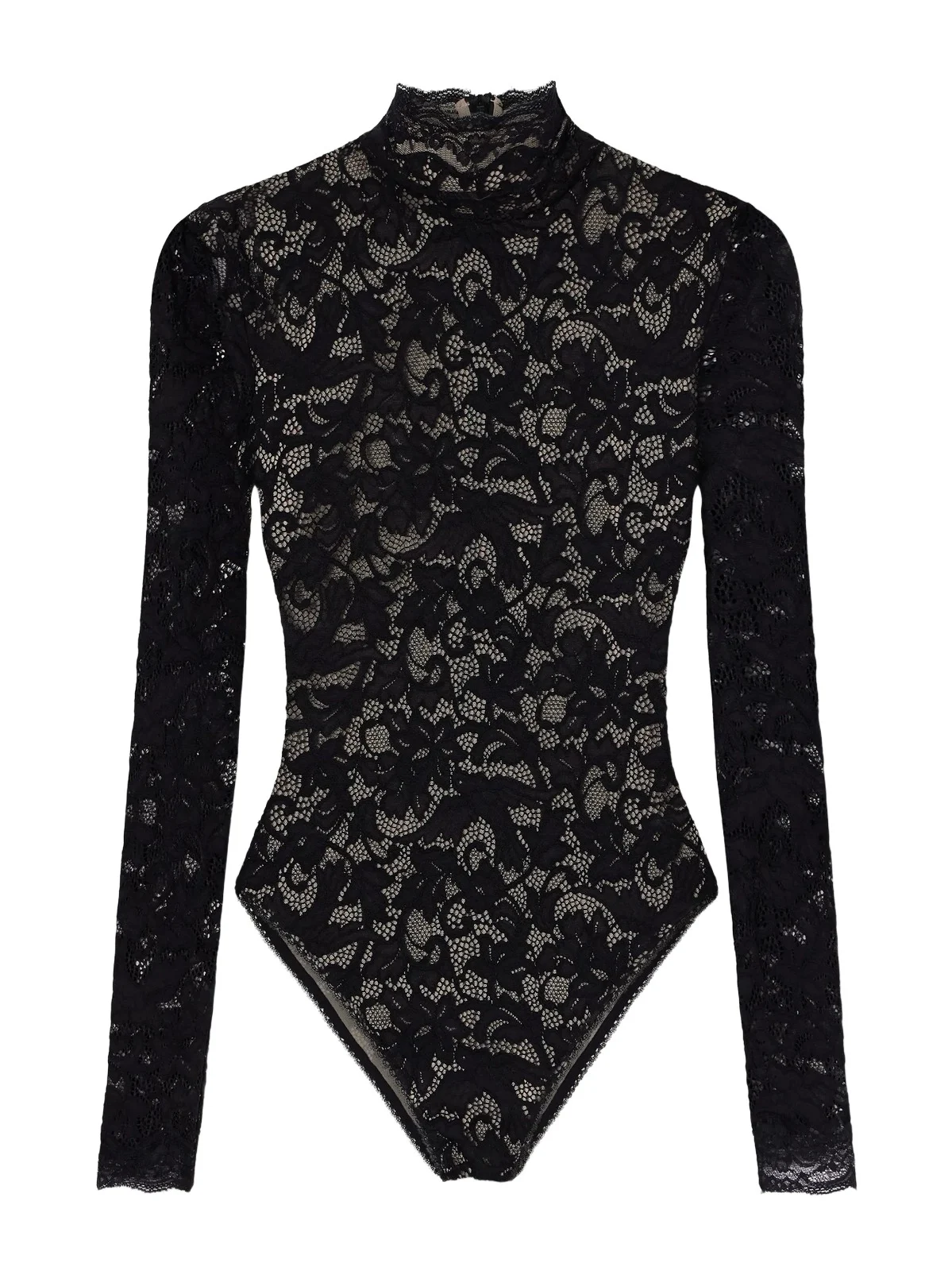 Corded Lace Turtleneck Bodysuit Corded Lace Turtleneck Bodysuit