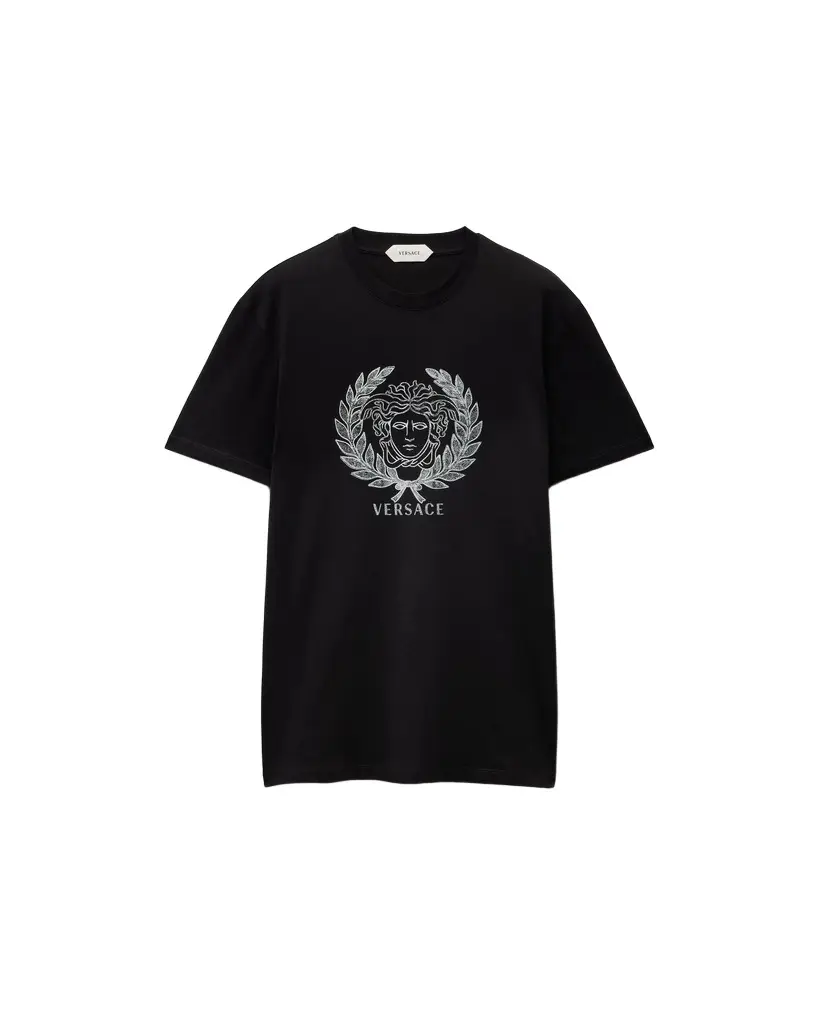 Versace Printed Cotton-Jersey Slim T-Shirt