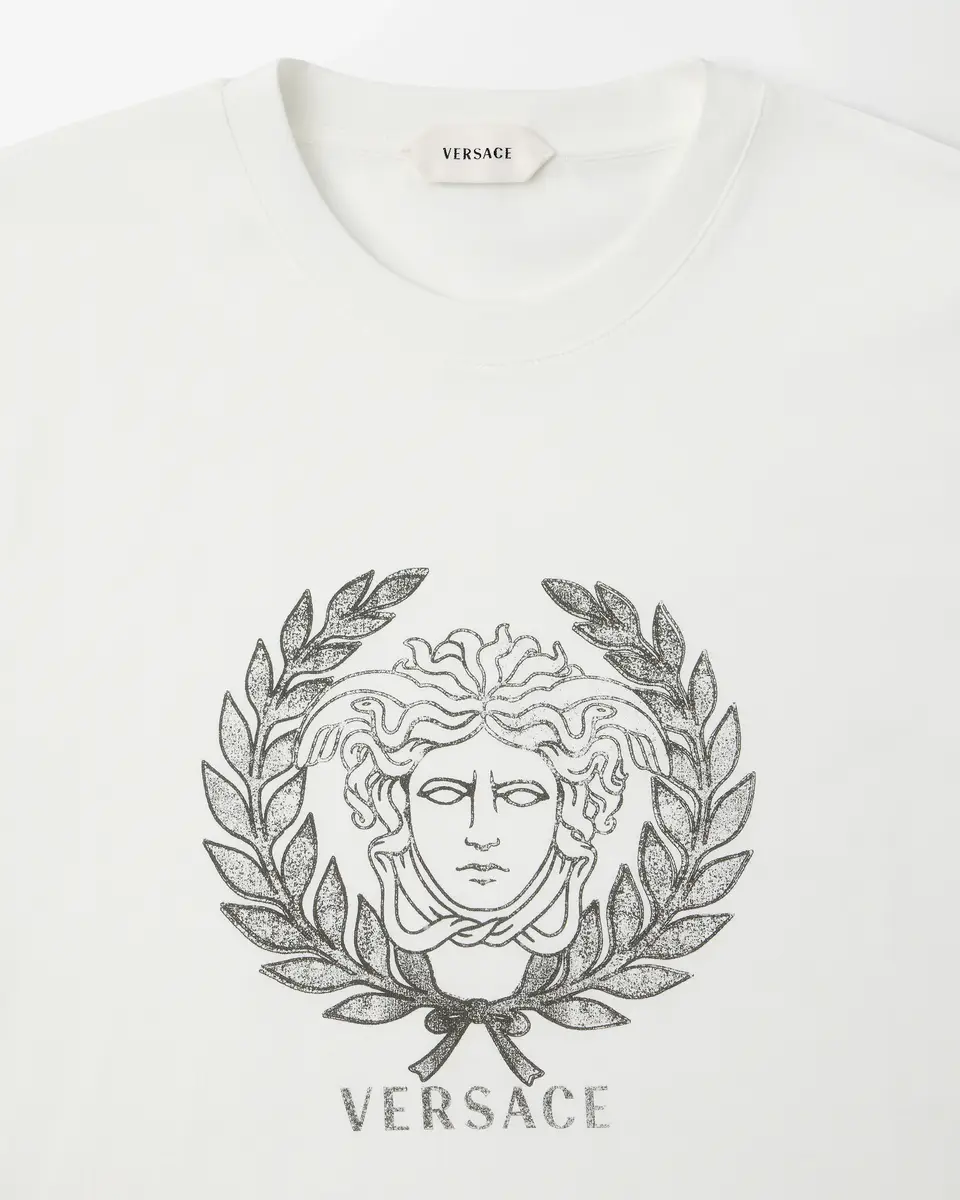 Versace Printed Cotton-Jersey Slim T-Shirt | Thumbnail 2 Versace Printed Cotton-Jersey Slim T-Shirt | Thumbnail 2