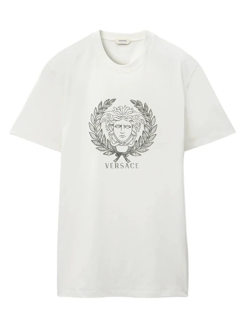 Versace Printed Cotton-Jersey Slim T-Shirt
