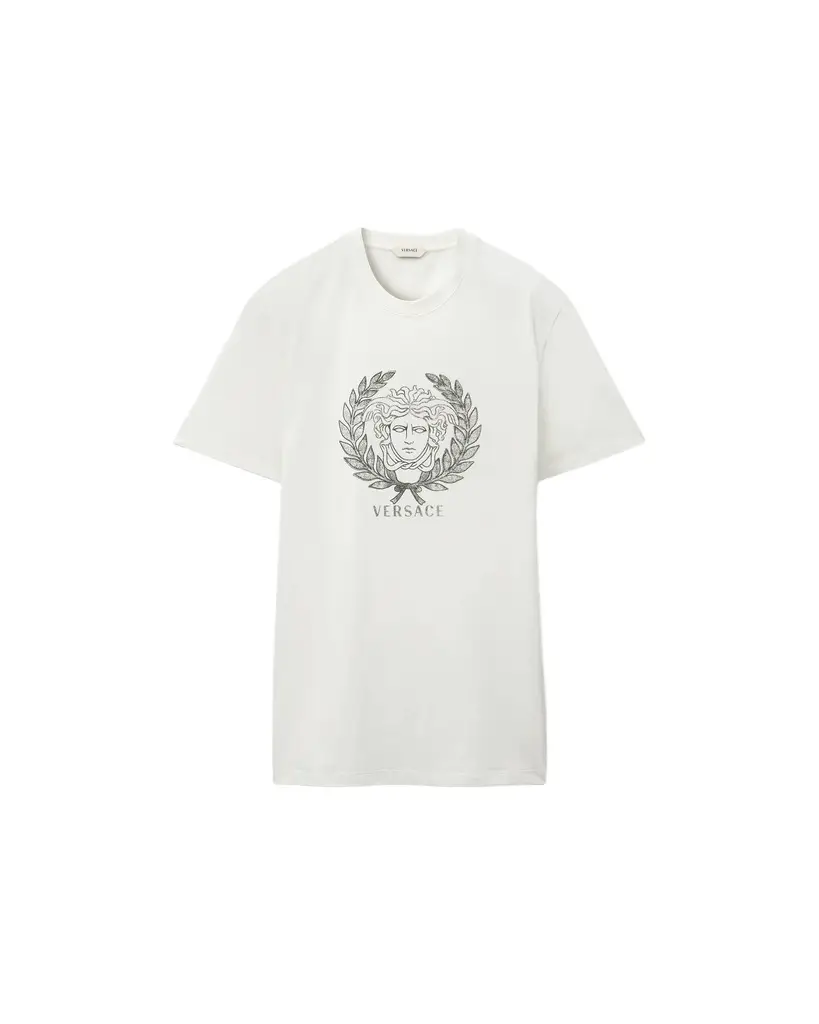 Versace Printed Cotton-Jersey Slim T-Shirt