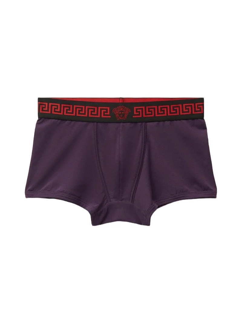 Versace Cotton-Jersey Trunks