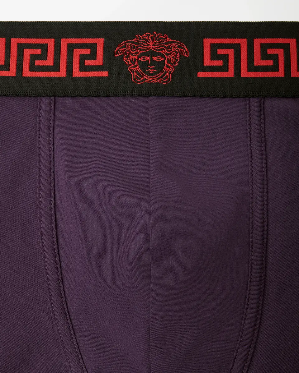Versace Cotton-Jersey Long Trunks | Thumbnail 2