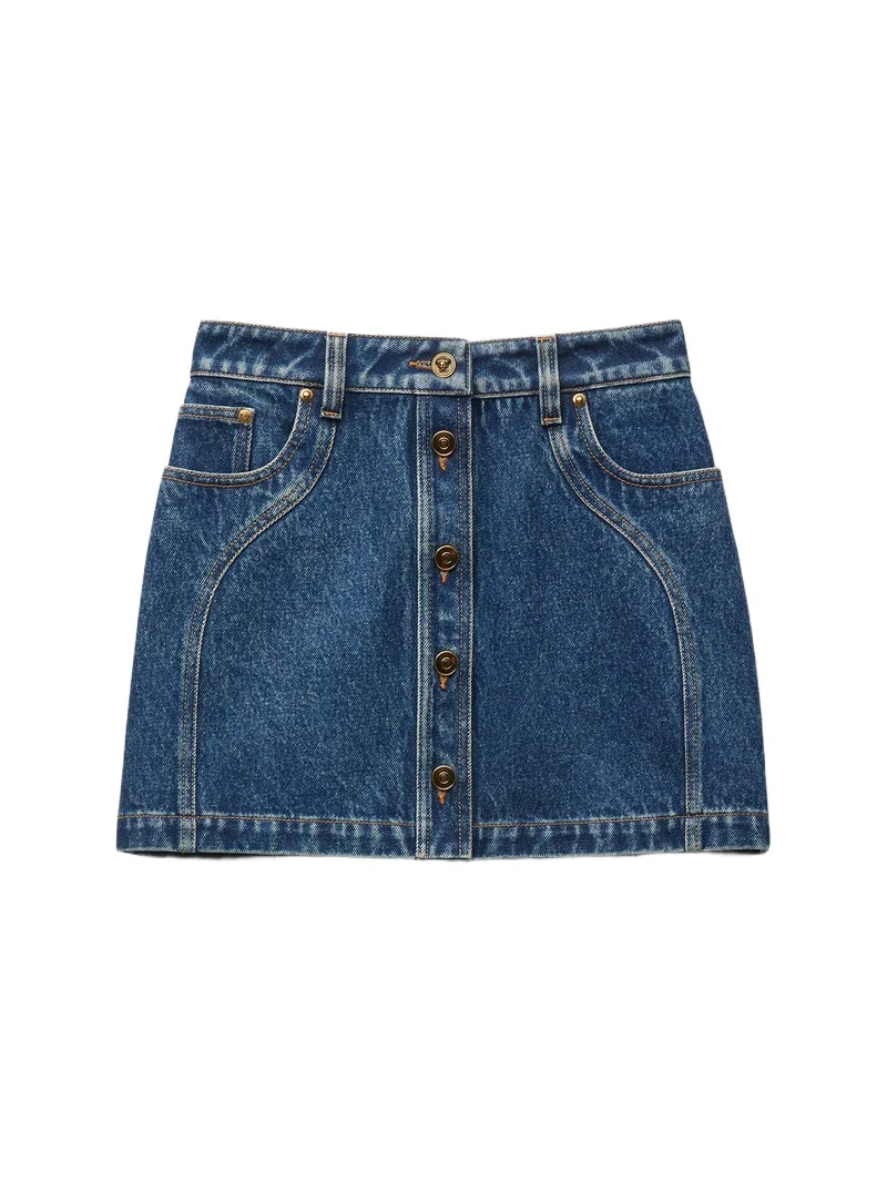 Denim Mini Skirt