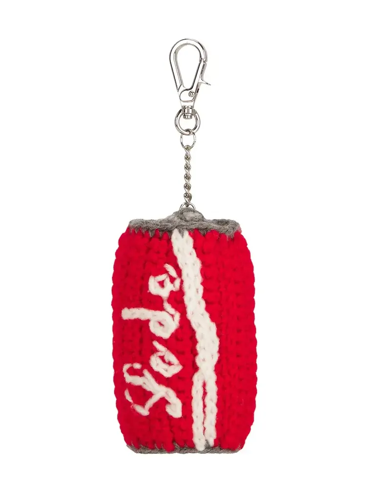 rice nine ten Hand Knitting Soda Can Key Ring