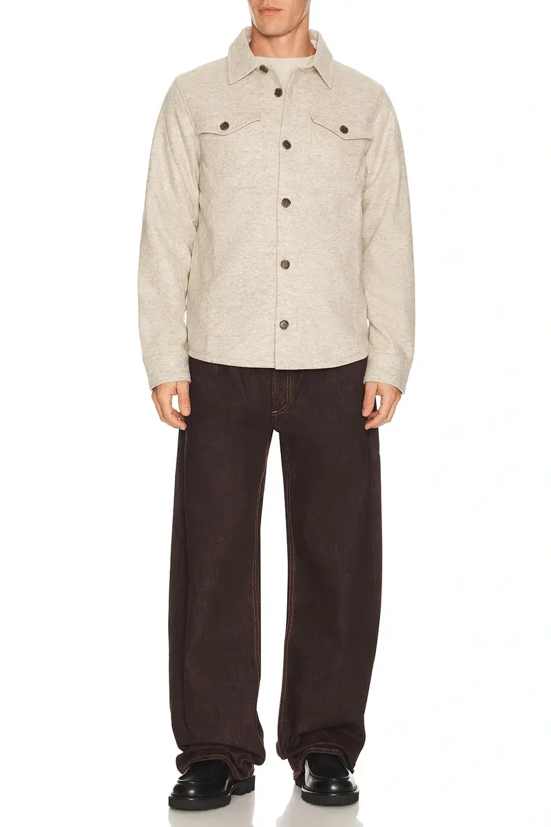 Beyond Yoga Day To Night Wool Men's Shirt Jacket | Thumbnail 3 Beyond Yoga Day To Night Wool Men's Shirt Jacket | Thumbnail 3