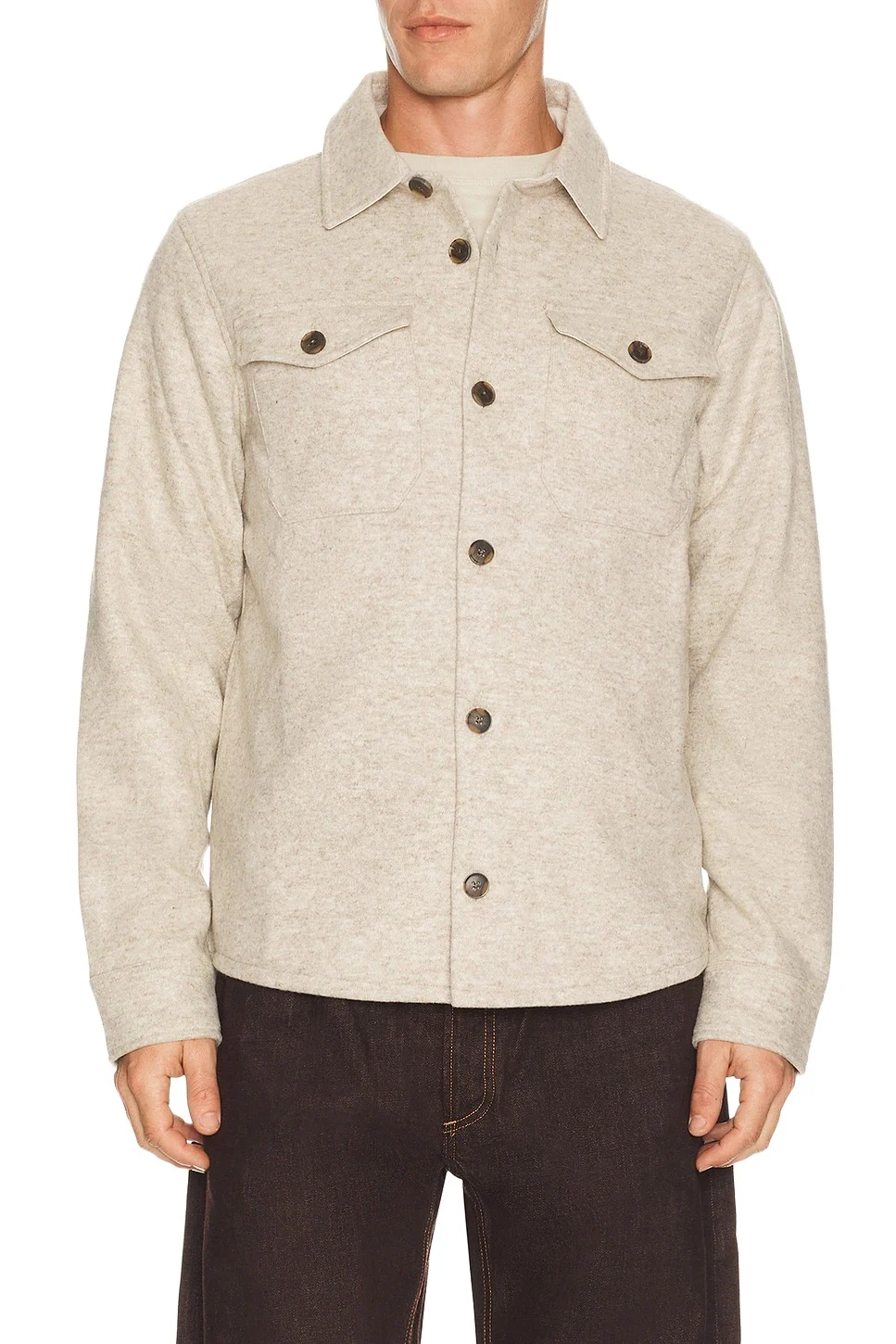 Beyond Yoga Day To Night Wool Men's Shirt Jacket