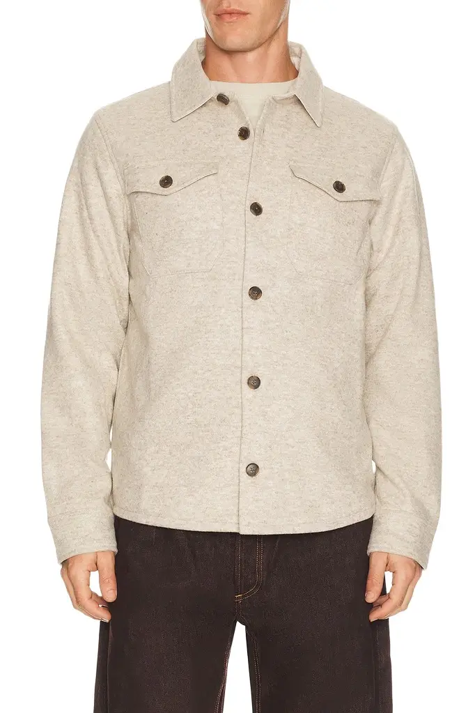 Beyond Yoga Day To Night Wool Men's Shirt Jacket