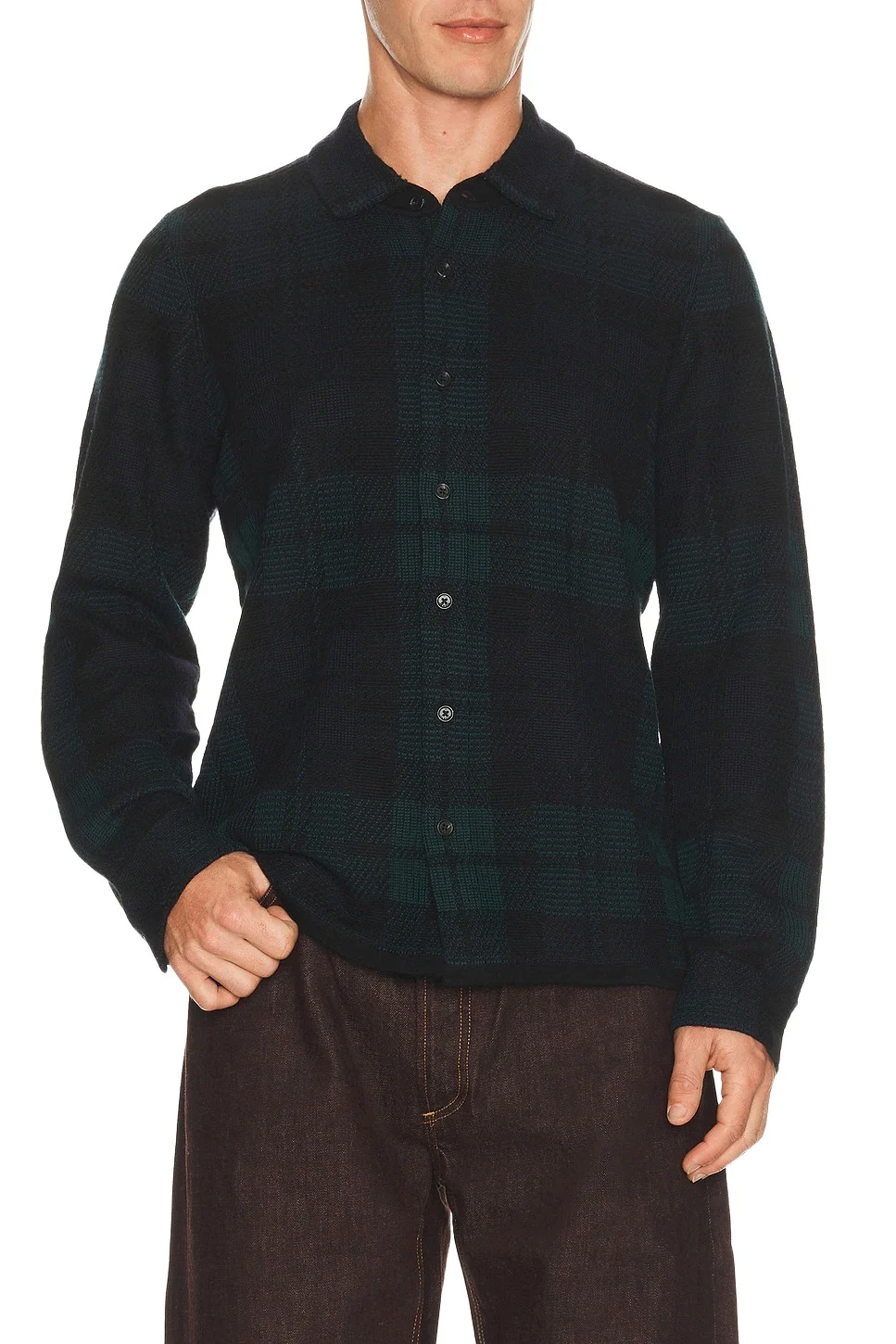 Knit Plaid Dalton Shirt Knit Plaid Dalton Shirt