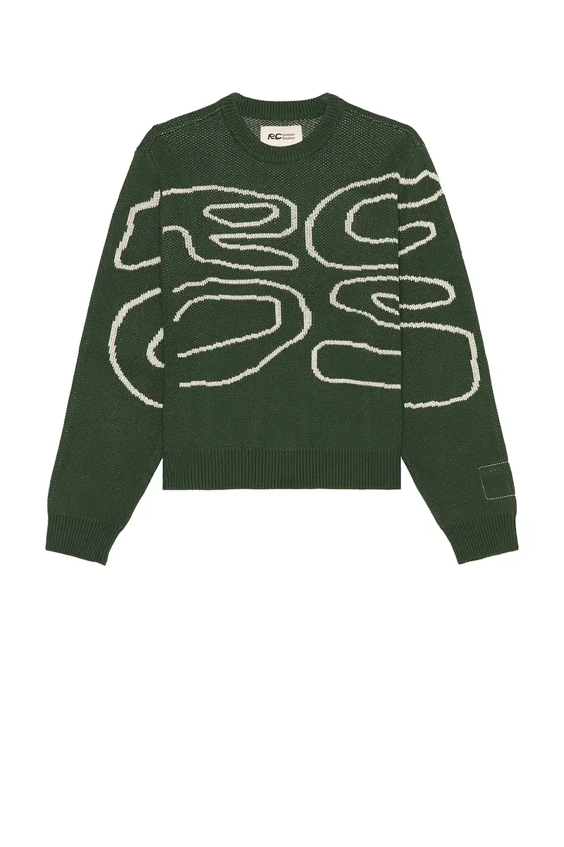RC Outdoor Supply Stack Logo Knit Sweater | Thumbnail 4 RC Outdoor Supply Stack Logo Knit Sweater | Thumbnail 4