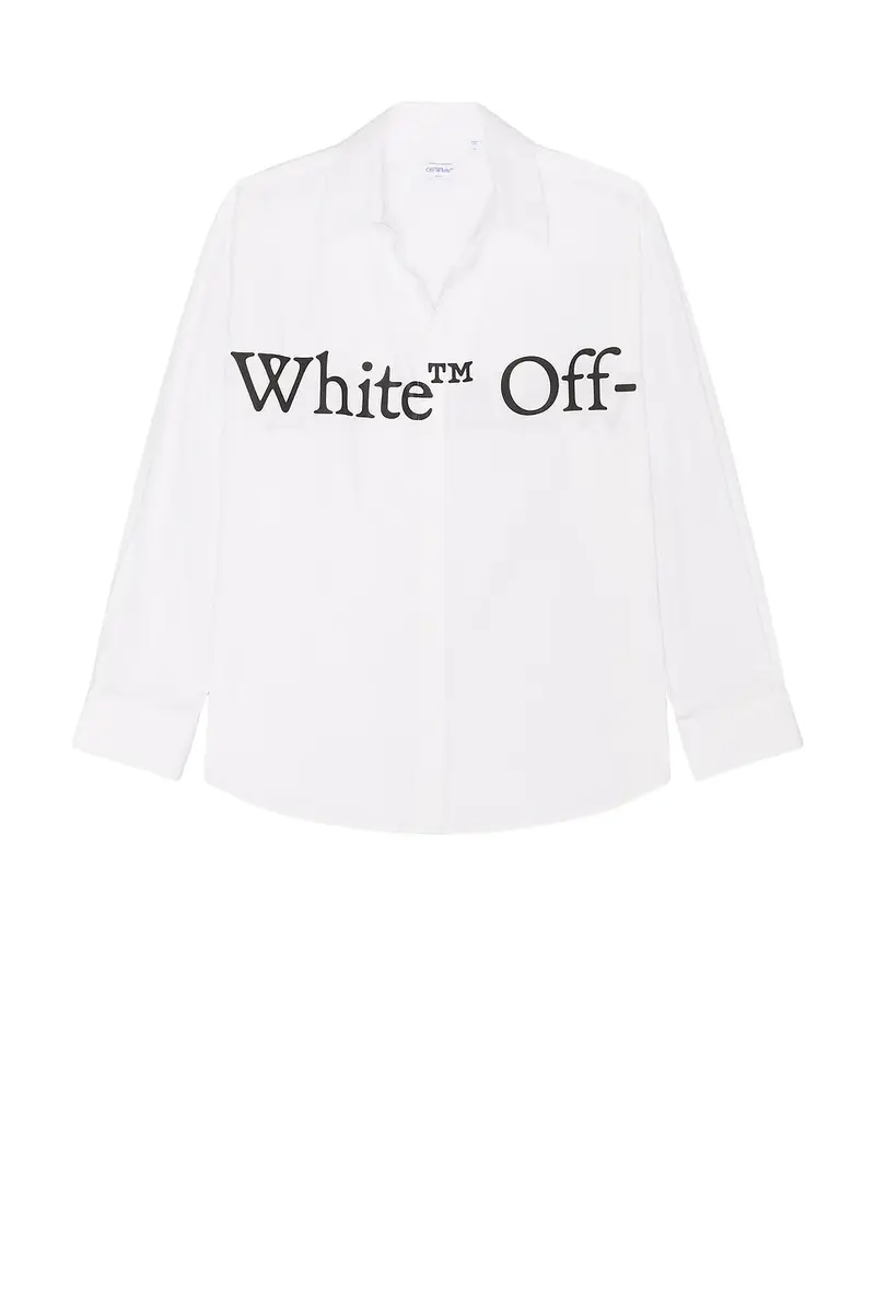 Off-White Bookish Scarf Poplin Overshirt | Thumbnail 4 Off-White Bookish Scarf Poplin Overshirt | Thumbnail 4