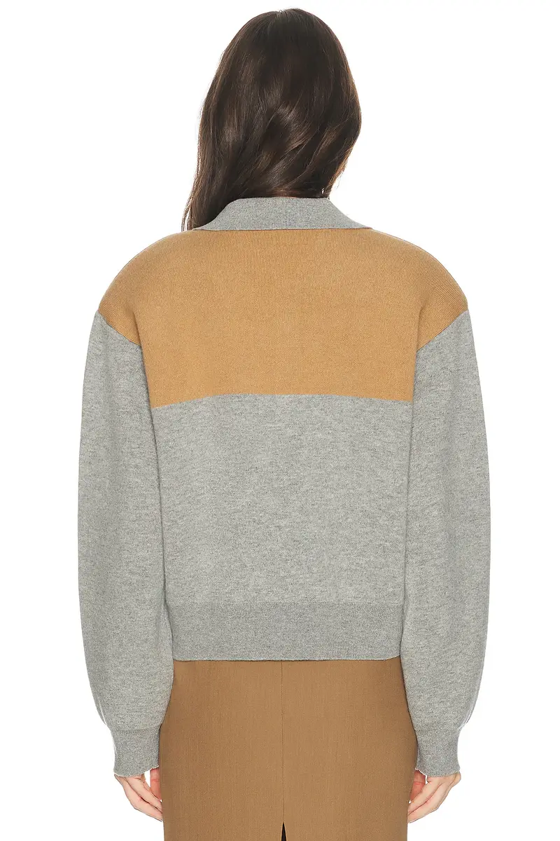 Helsa Sindy Color Block Knit Polo | Thumbnail 3 Helsa Sindy Color Block Knit Polo | Thumbnail 3
