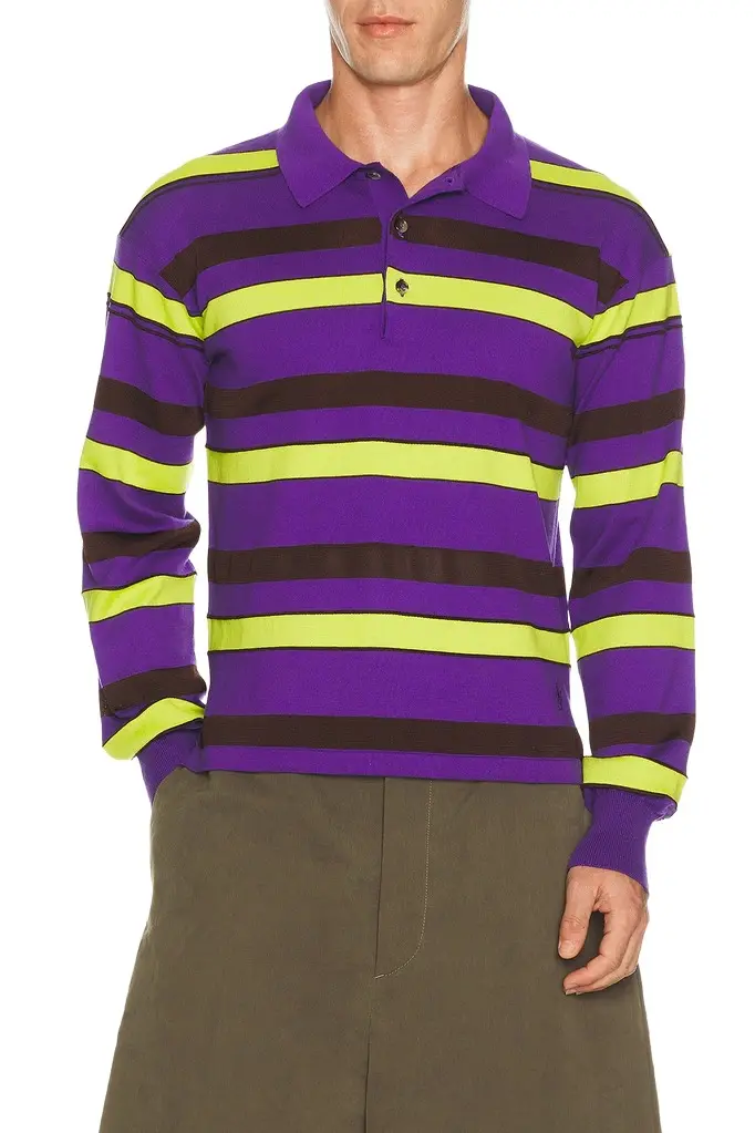 JW Anderson Rugby Knitted Polo