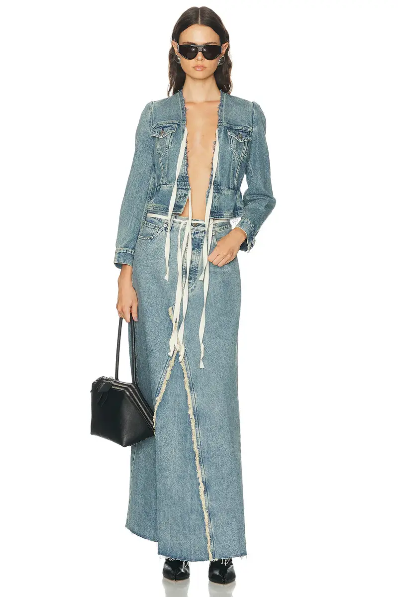 Maison Margiela Long A-Line Skirt | Thumbnail 5