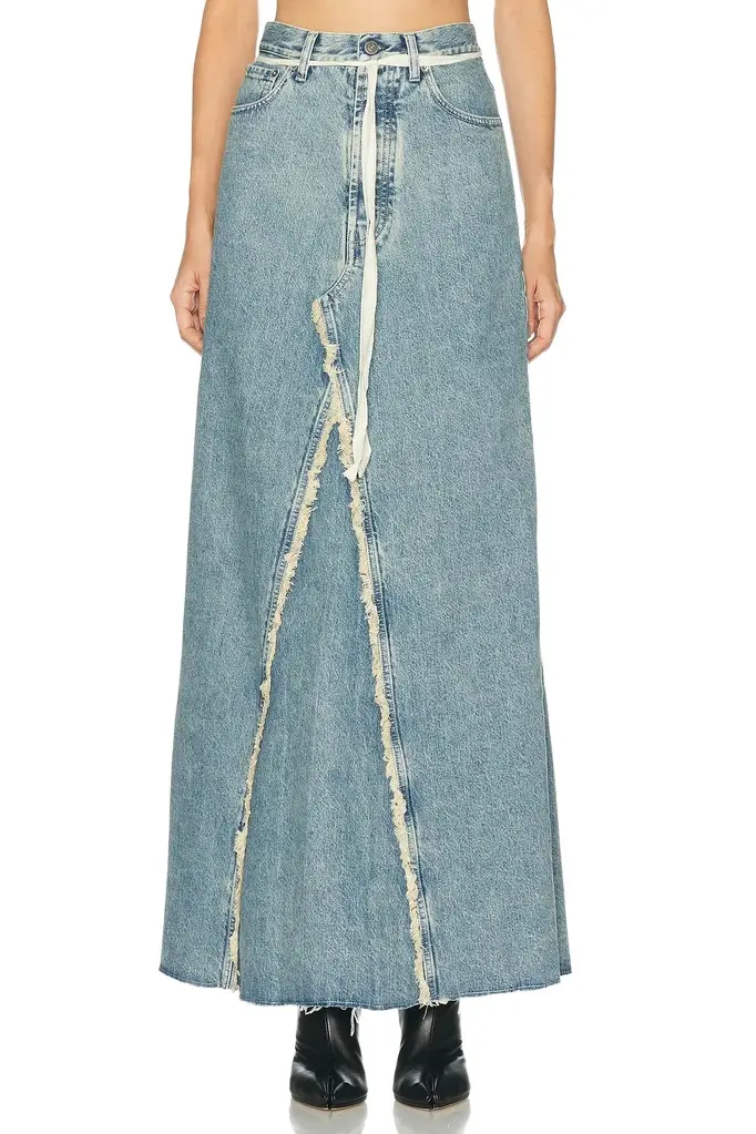 Maison Margiela Long A-Line Skirt