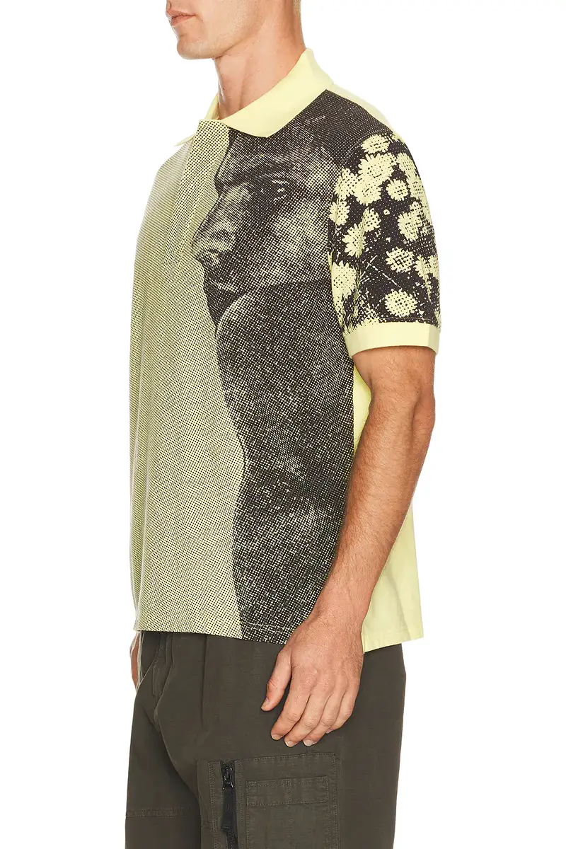 JW Anderson Man With Daisies Short Sleeve Polo | Thumbnail 2 JW Anderson Man With Daisies Short Sleeve Polo | Thumbnail 2