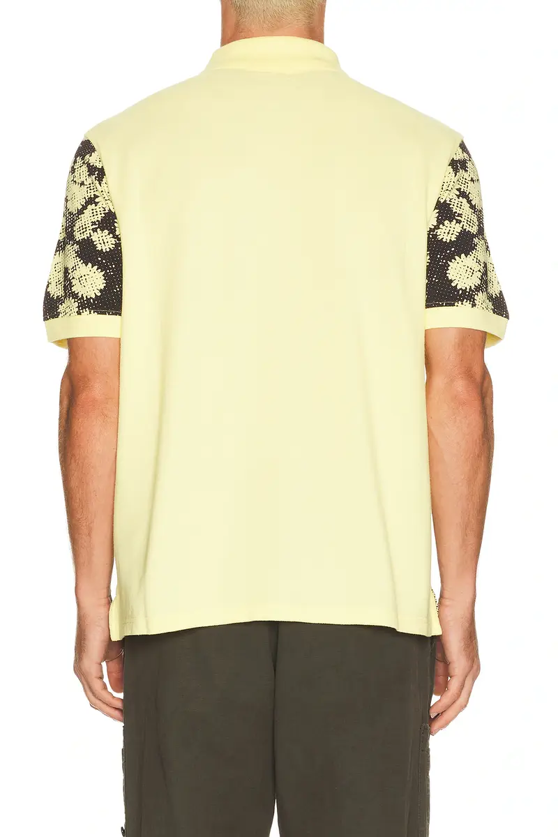 JW Anderson Man With Daisies Short Sleeve Polo | Thumbnail 3 JW Anderson Man With Daisies Short Sleeve Polo | Thumbnail 3