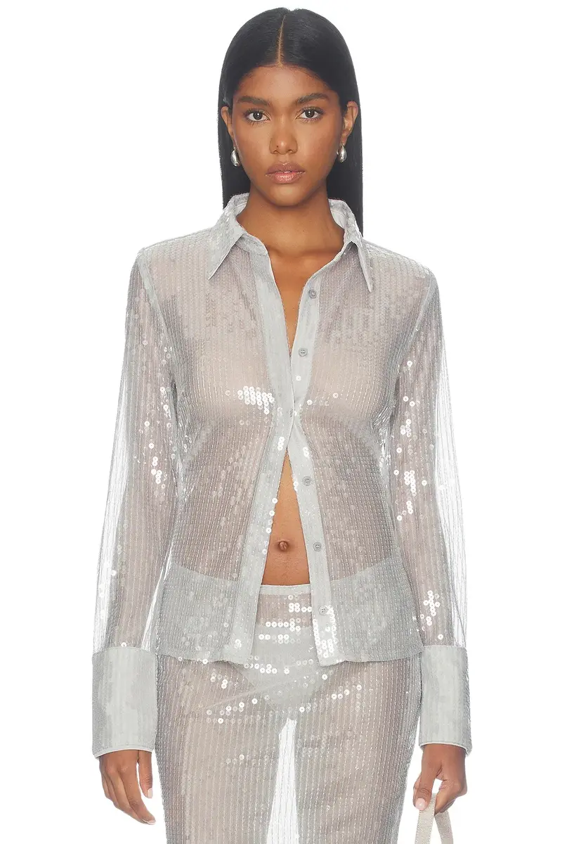 superdown Makayla Button Up Top