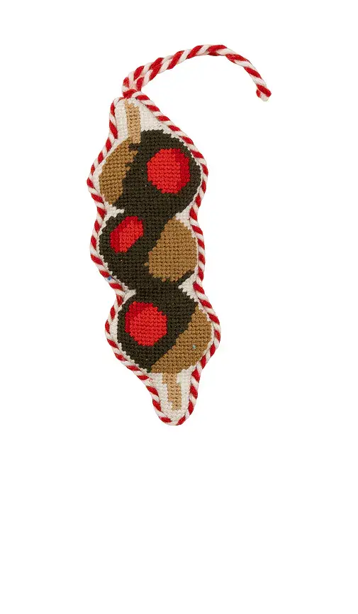 Furbish Studio Olives Needlepoint Ornament