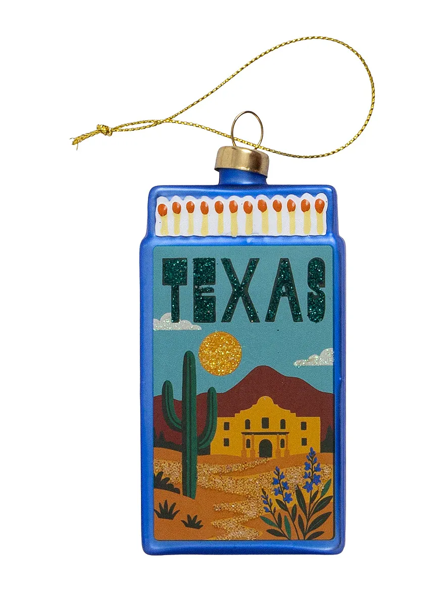 Furbish Studio Texas Matchbook Ornament