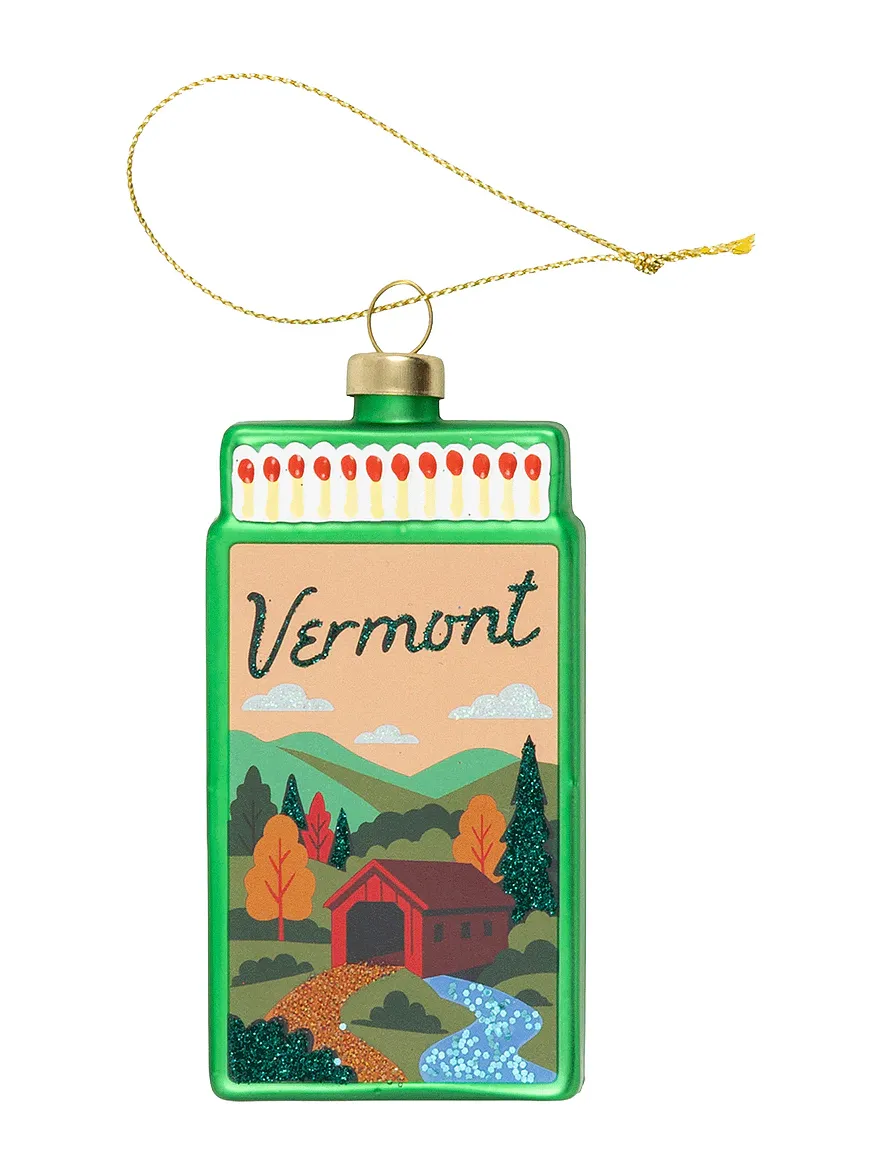 Furbish Studio Vermont Matchbook Ornament
