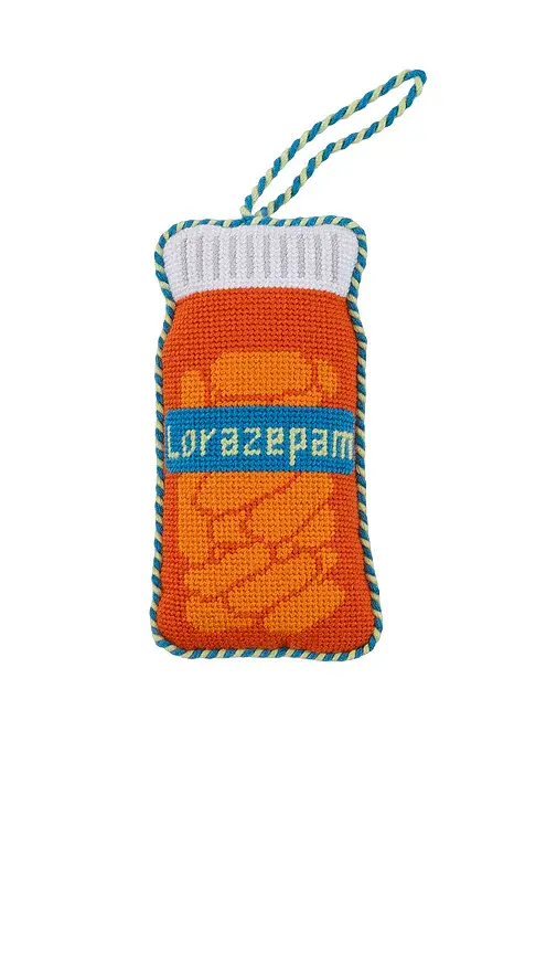 Lorazepam Needlepoint Ornament Lorazepam Needlepoint Ornament