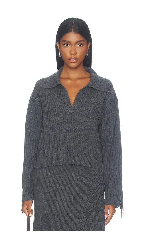 Simkhai Natalia Collared Sweater | Thumbnail 2