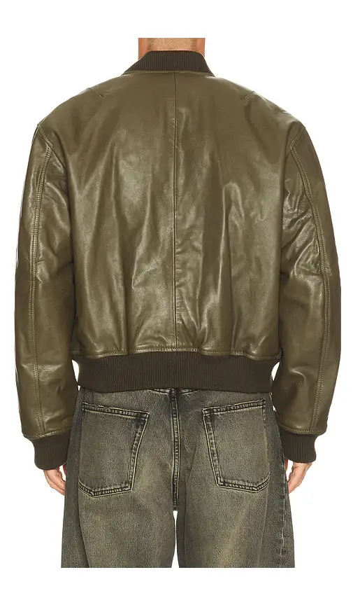 SUNFLOWER Leather Flight Jacket | Thumbnail 2