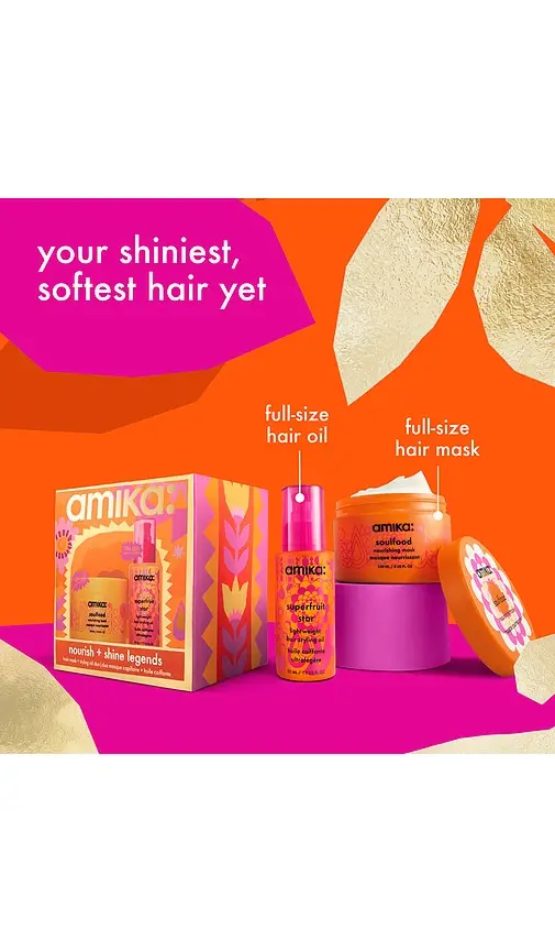 amika Nourish + Shine Legends Mask + Hair Oil Set | Thumbnail 2
