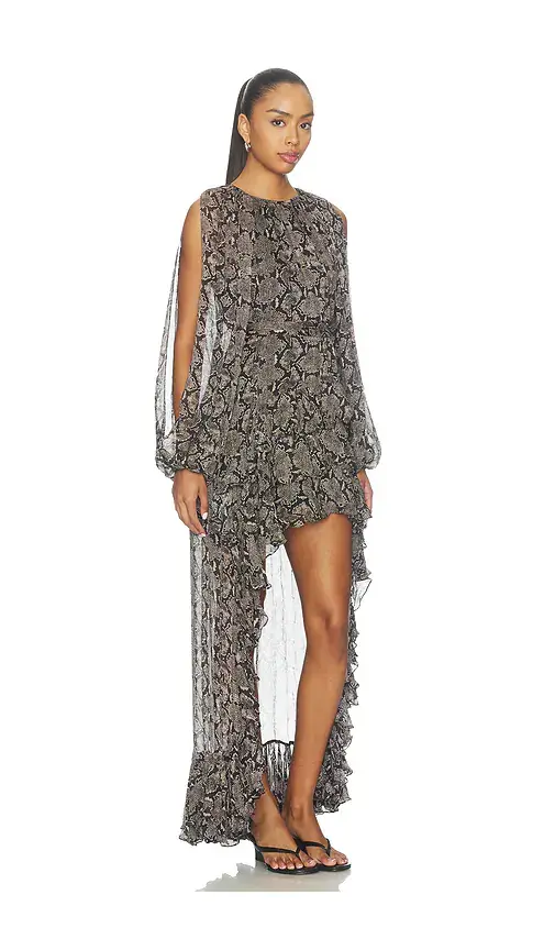 ROCOCO SAND Hi-lo Ruffled Dress | Thumbnail 2
