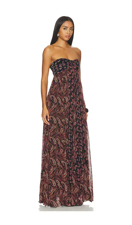 ROCOCO SAND Ruched Drape Maxi Dress | Thumbnail 2
