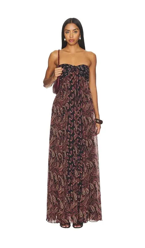 Ruched Drape Maxi Dress Ruched Drape Maxi Dress