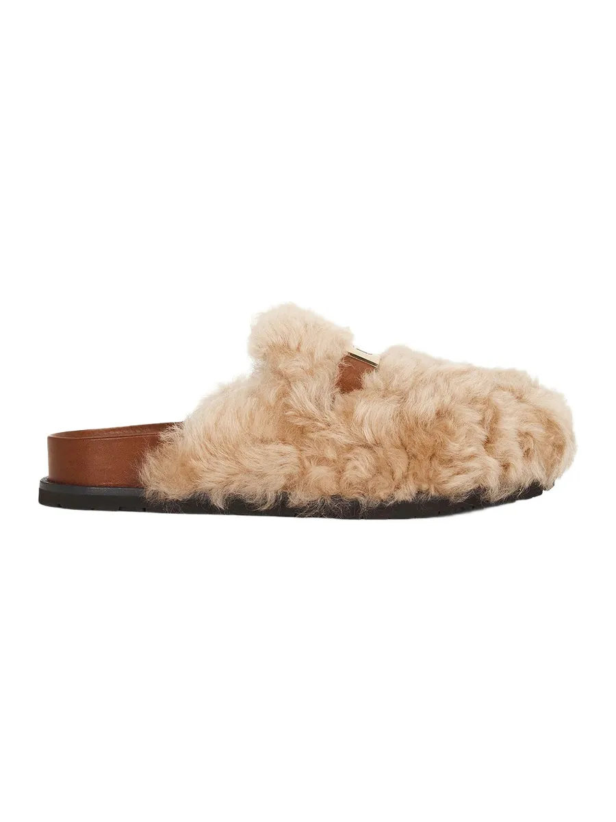 Leelee Shearling Mule Leelee Shearling Mule