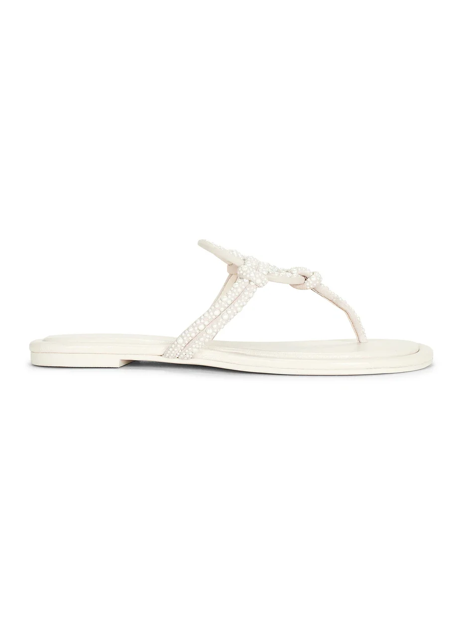 Tory Burch Miller Knotted Pearl Sandal