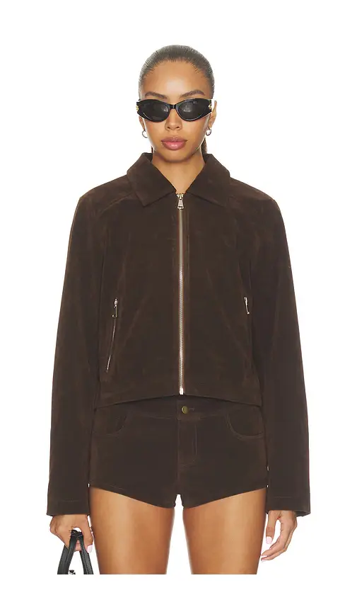 superdown Frannie Faux Suede Jacket | Thumbnail 2 superdown Frannie Faux Suede Jacket | Thumbnail 2