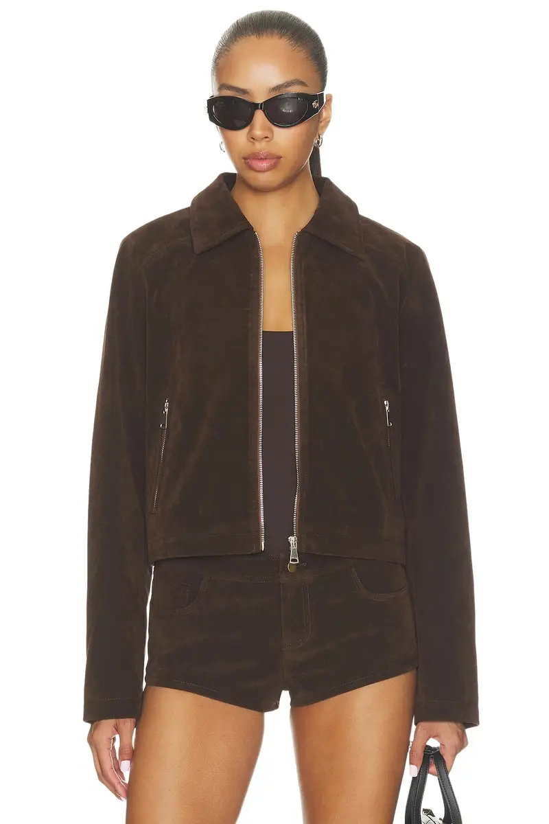 Frannie Faux Suede Jacket Frannie Faux Suede Jacket