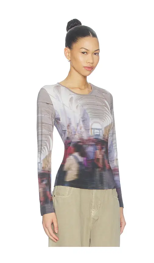 Tyler McGillivary Heidi Fitted Long Sleeve Top | Thumbnail 2 Tyler McGillivary Heidi Fitted Long Sleeve Top | Thumbnail 2