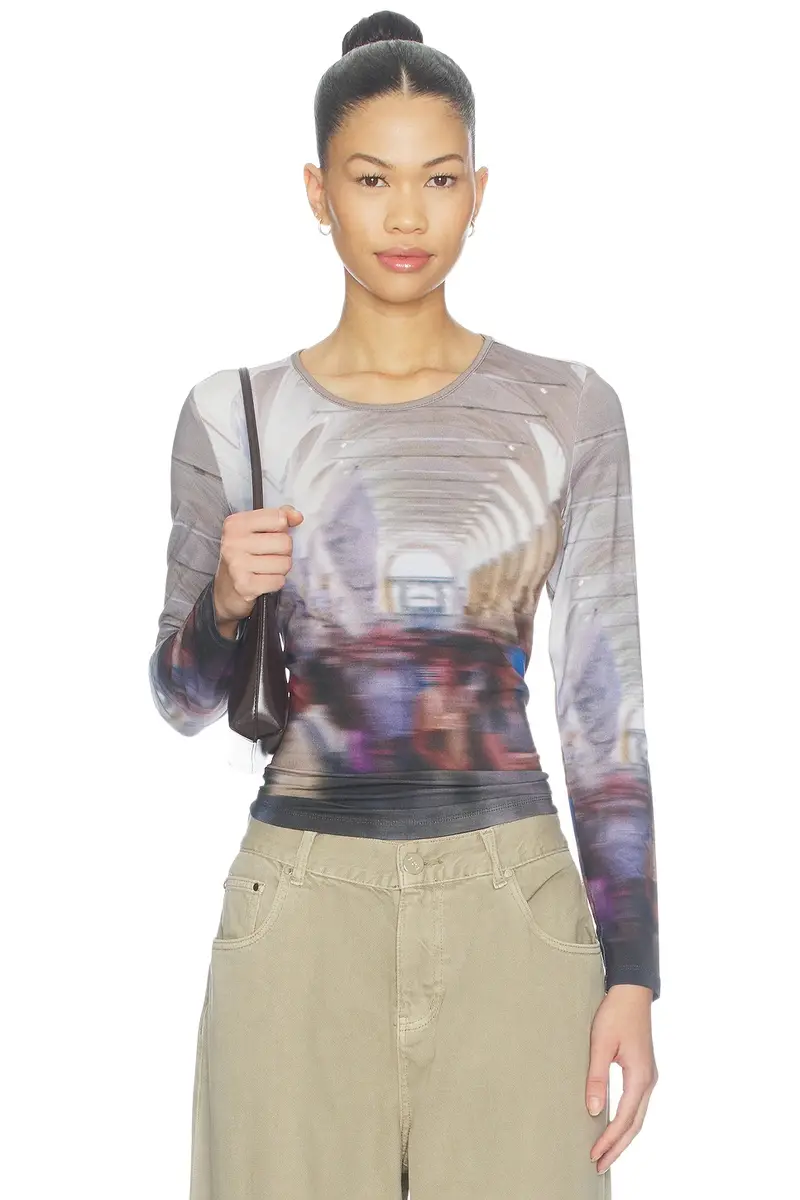 Heidi Fitted Long Sleeve Top Heidi Fitted Long Sleeve Top