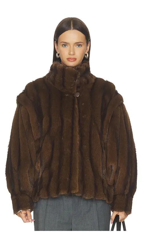 Ducie Katja Faux Fur Jacket | Thumbnail 2 Ducie Katja Faux Fur Jacket | Thumbnail 2