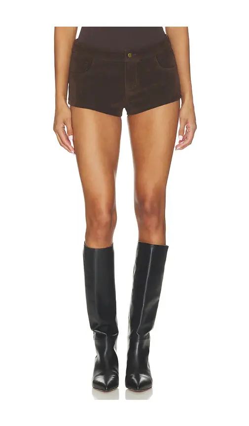 superdown Frannie Faux Suede Short | Thumbnail 2 superdown Frannie Faux Suede Short | Thumbnail 2
