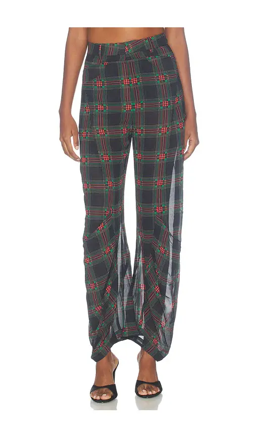 Bronx and Banco Plaid Organza Pant | Thumbnail 2 Bronx and Banco Plaid Organza Pant | Thumbnail 2