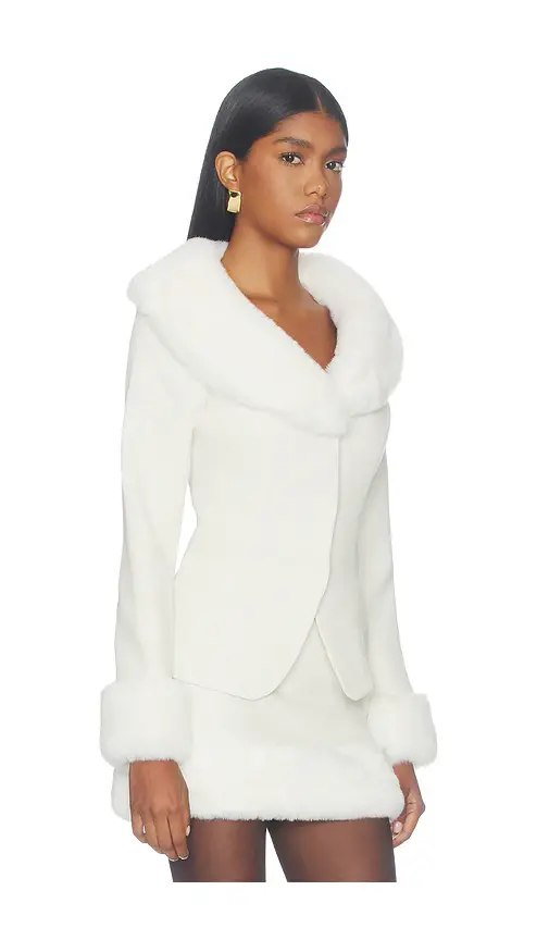 MORE TO COME Diana Faux Fur Jacket | Thumbnail 2