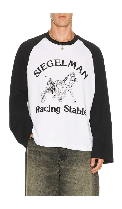 Siegelman Stable Raglan Stable Long Sleeve Racing Tee