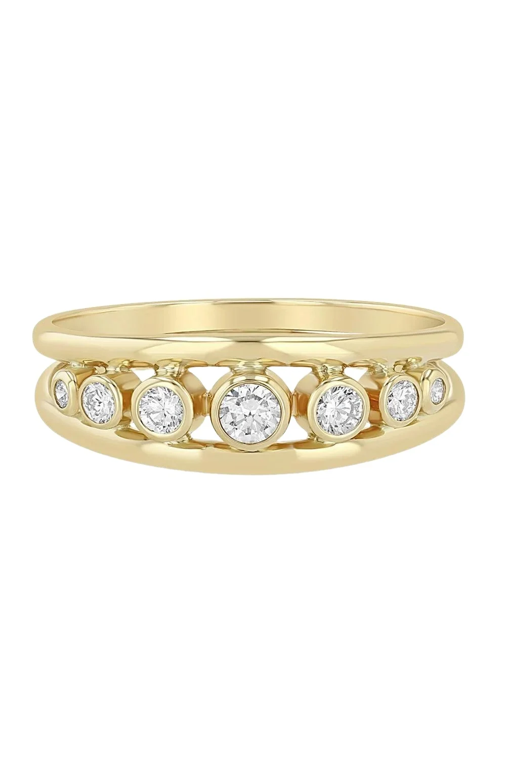 Diamond Open Bar Ring Diamond Open Bar Ring